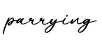 单词parrying书写