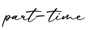 单词part-time书写