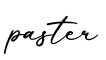 单词paster书写