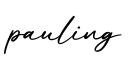 单词pauling书写