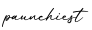 单词paunchiest书写