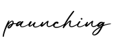 单词paunching书写