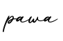 单词pawa书写
