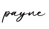 单词payne书写