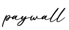 单词paywall书写