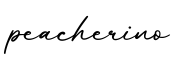 单词peacherino书写