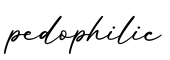 单词pedophilic书写