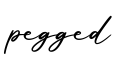 单词pegged书写