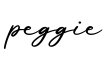 单词peggie书写