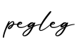 单词pegleg书写