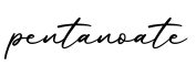 单词pentanoate书写