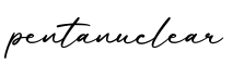 单词pentanuclear书写