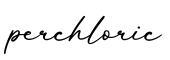 单词perchloric书写