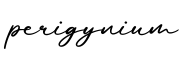 单词perigynium书写