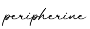 单词peripherine书写