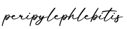 单词peripylephlebitis书写