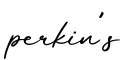 单词perkin's书写
