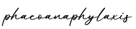 单词phacoanaphylaxis书写