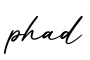 单词phad书写
