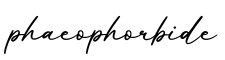 单词phaeophorbide书写