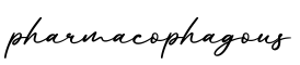 单词pharmacophagous书写