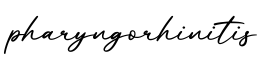 单词pharyngorhinitis书写