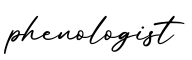 单词phenologist书写