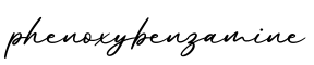 单词phenoxybenzamine书写