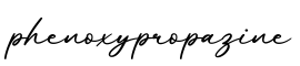 单词phenoxypropazine书写