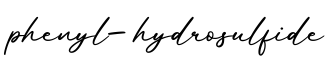 单词phenyl-hydrosulfide书写