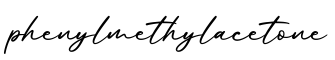 单词phenylmethylacetone书写