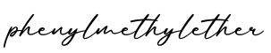 单词phenylmethylether书写