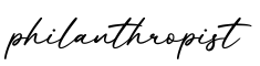 单词philanthropist书写