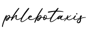 单词phlebotaxis书写