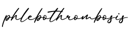 单词phlebothrombosis书写