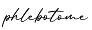 单词phlebotome书写