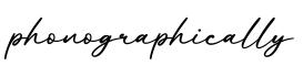 单词phonographically书写