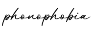 单词phonophobia书写
