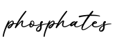 单词phosphates书写