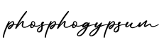 单词phosphogypsum书写