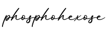 单词phosphohexose书写