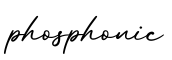 单词phosphonic书写