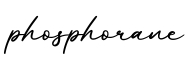 单词phosphorane书写
