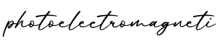单词photoelectromagneti书写