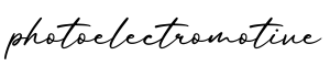 单词photoelectromotive书写