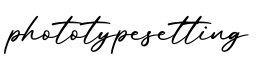 单词phototypesetting书写