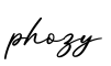 单词phozy书写