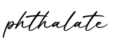 单词phthalate书写