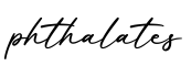 单词phthalates书写