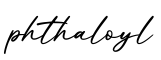 单词phthaloyl书写